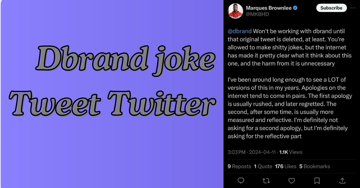 dbrand joke tweet twitter