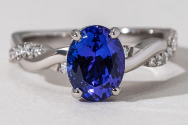 Engagement Rings Blue Diamonds