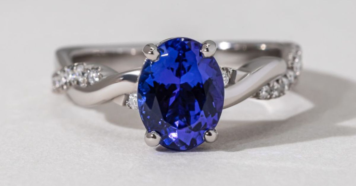 Engagement Rings Blue Diamonds