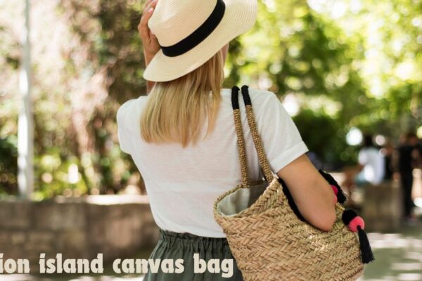 fashion island canvas bag