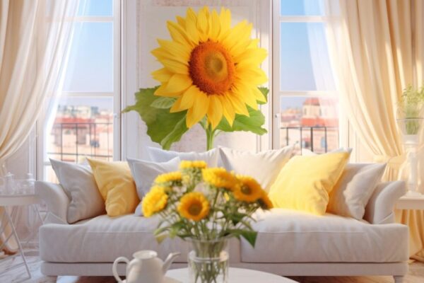 mirocromi pillows sunflower